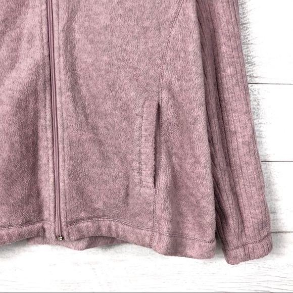 BY DESIGN Sport Pink Zip Up SweatShirt Jacket - Picture 4 of 5